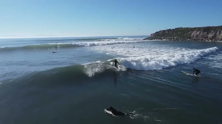 Santa Barbara Christmas Waves at Campus Point on Dec 24, 2022