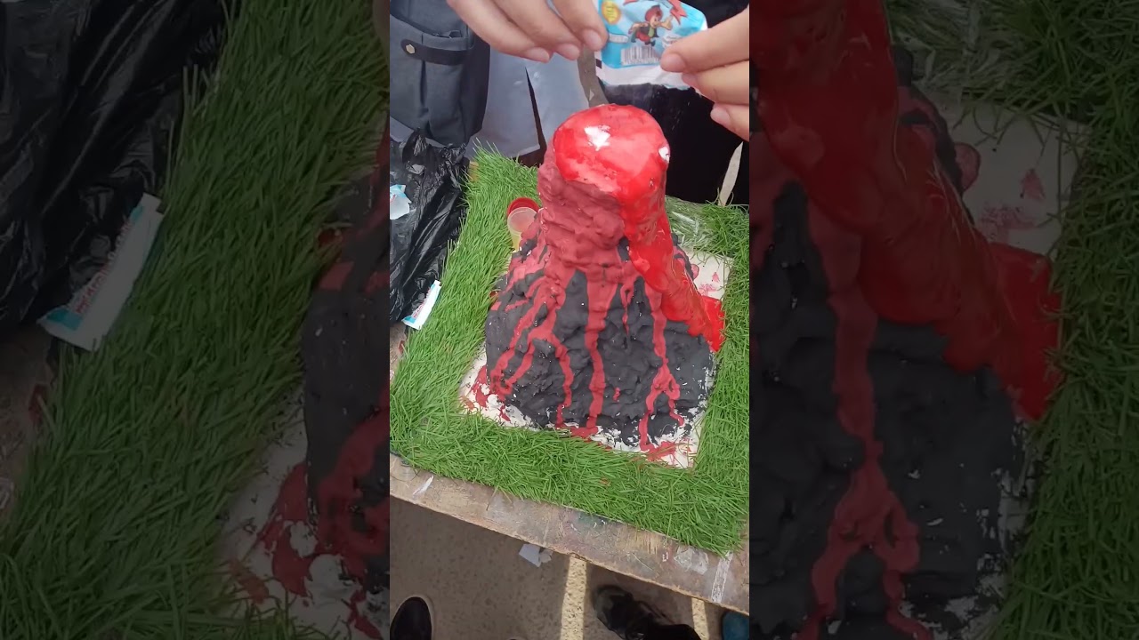 مشروع البركان الطفحي إنجاز المبدعة حيطاش شروق ثالثة متوسط