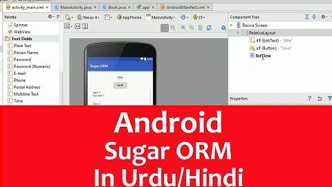Android database: How to insert data using SUGAR ORM