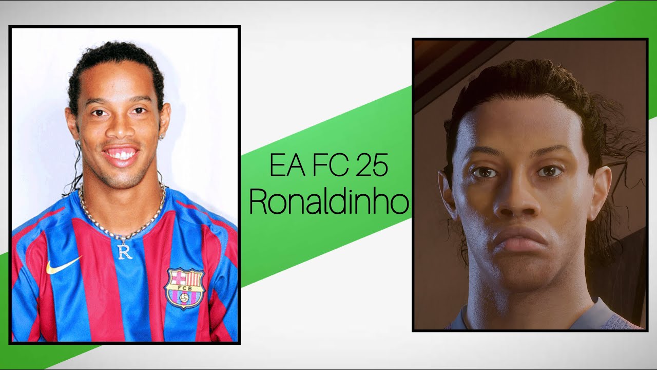 EA FC 25 - Pro Clubs | Gaúcho Ronaldinho R10 | Face Creation + Stats ...