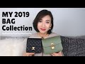 (eng sub)【包包合集】盘点2019年购入的17个包包 | LV | CHANEL | CELINE | LOEWE | VALEXTRA | BY FAR | MANU | YUZEFI