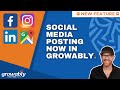 Social Media is Live in Growably 🤓
