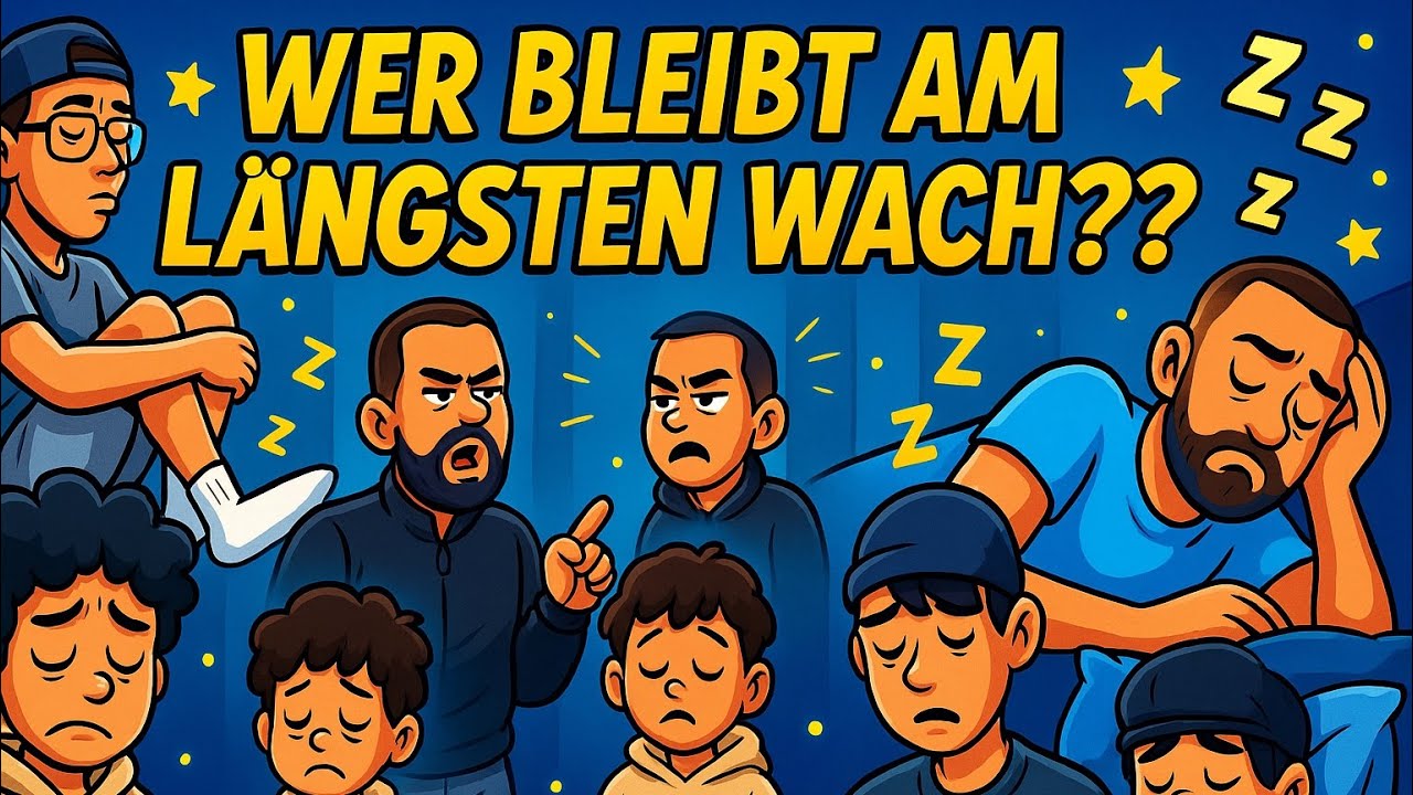 WER BLEIBT AM LÄNGSTEN WACH??? ABDUL WIRD DIESMAL KOMPLETT VERRÜCKT!!! 😂😂😱