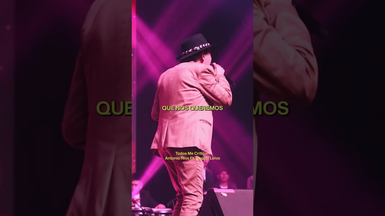 Un clásico que nunca falla 🎶🔥 Antonio Ríos & Ángela Leiva - "Todos Me Critican"