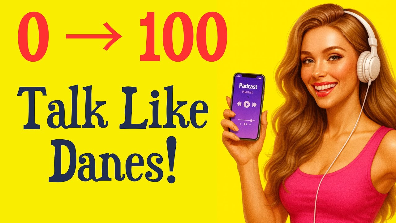 Learn 100 Danish Daily Routines | A2-B1 Level | 10-Day Shadowing Method