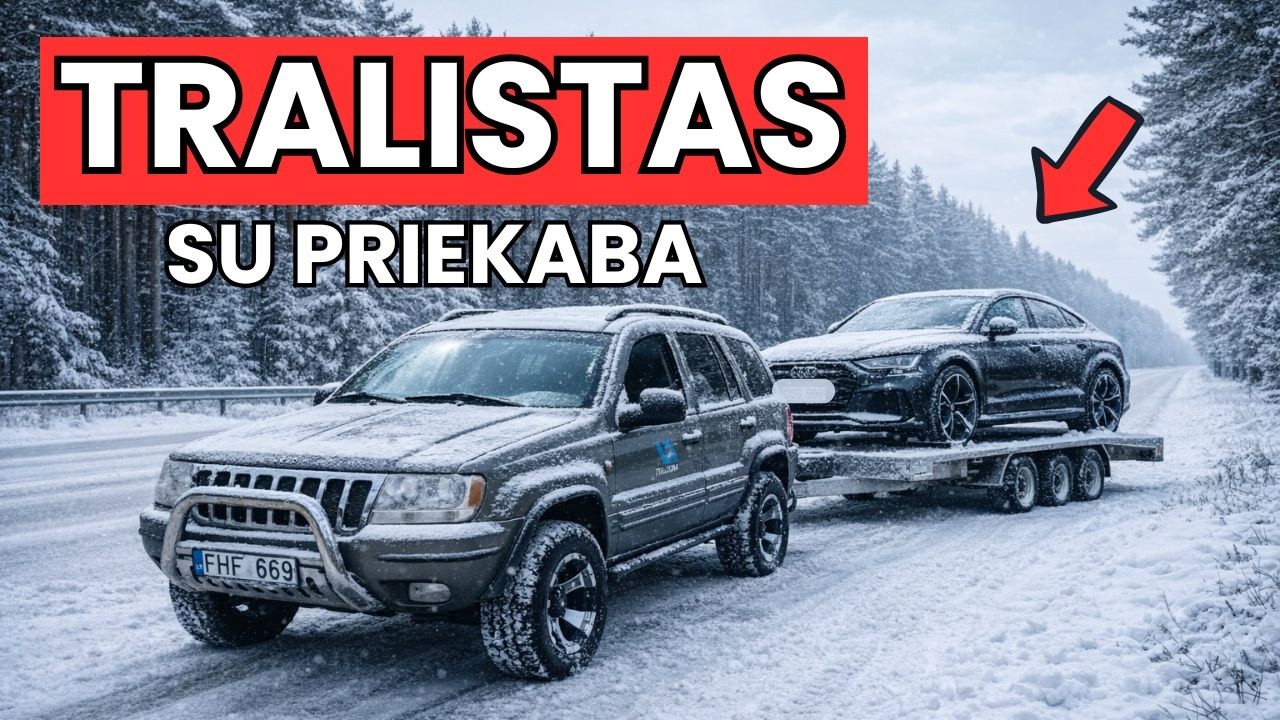TRALISTAS SU PRIEKABA || TRALDOVA.LT