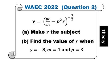WAEC 2023: (Q. 2) | 2022 WAEC Mathematics Past Question and Answers | Theory | Trending video