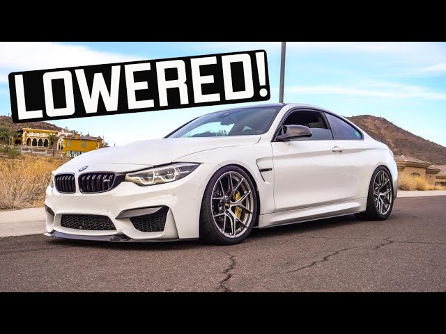 2019 BMW M4 CS lowered on KW DDC Coilovers! - YouTube