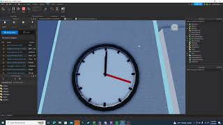 analog clock (roblox studio)