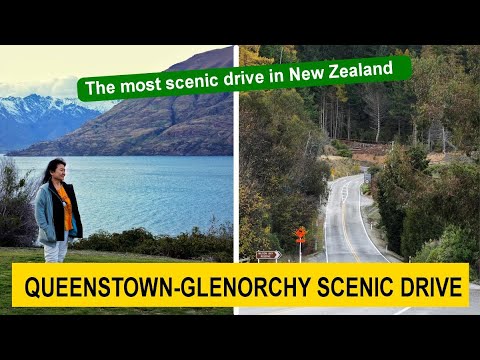 Queenstown to Glenorchy scenic drive- with a spectacular view