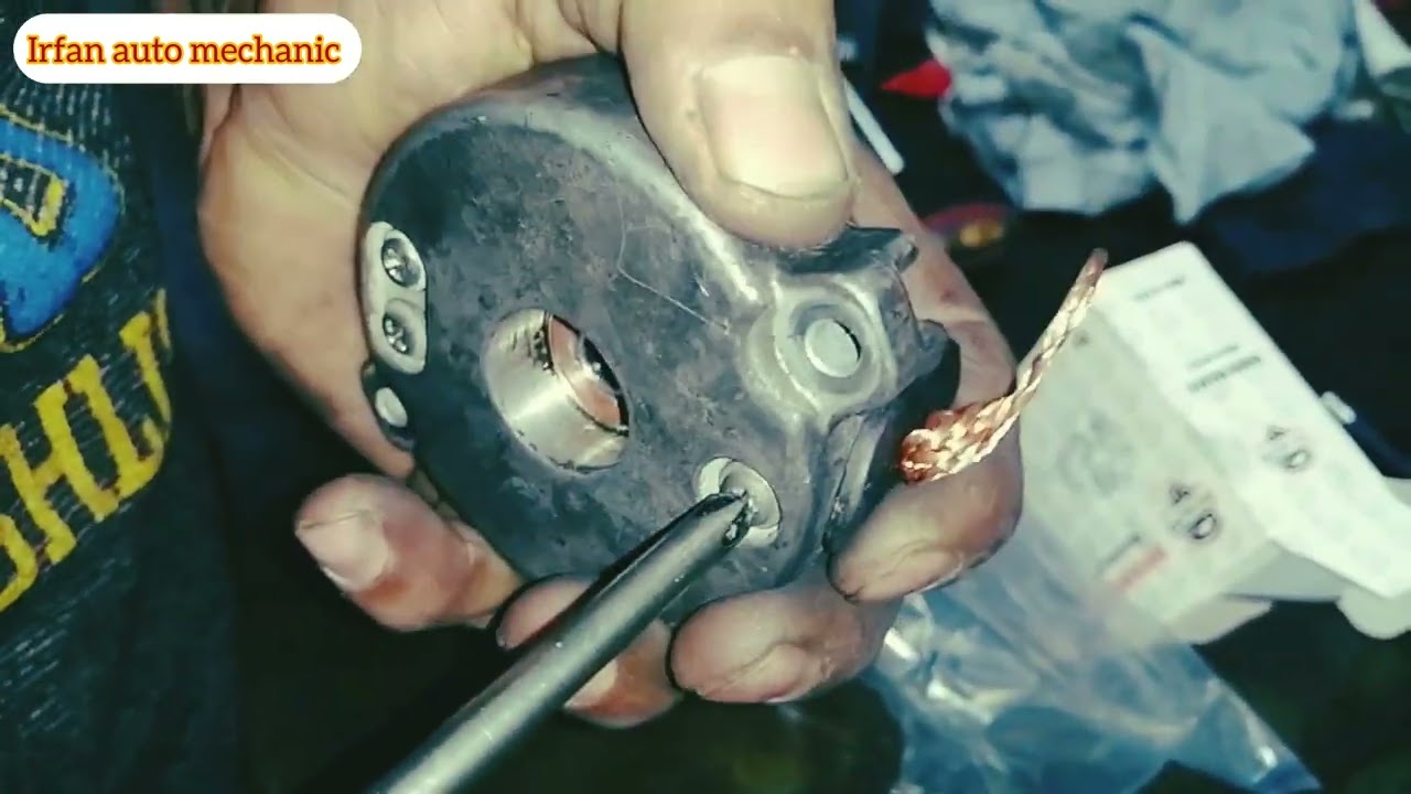 Starter motor repair and restoration on Toyota camry