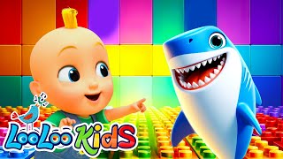 Shark a Doo - Baby Shark Doo Doo 🤩 BEST Toddler Nursery Rhymes by LooLoo Kids