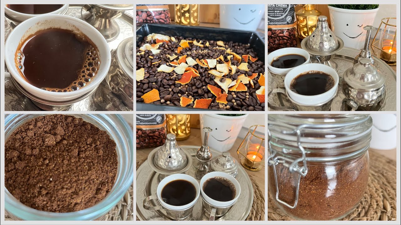 اخر تحضيراتي لشهر رمضان الكريم 🌙🌟 قهوة عربي تونسية بمذاق لا يقاوم /بن دياري ☕️