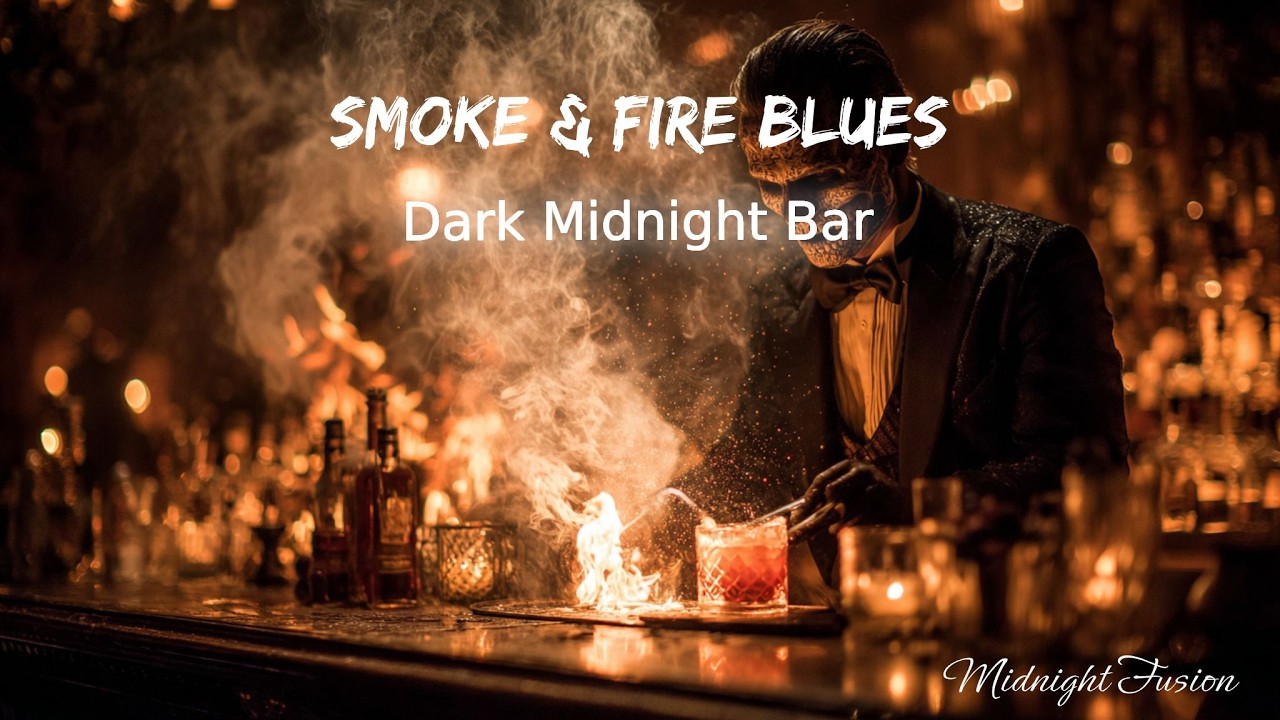 🔥 Smoke & Fire Blues | A Dark Midnight Bar 🎸