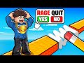 I Tried The RAGE QUIT OBBY..