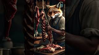 “Fox Bhai: The Goat Hunter Butcher of Foxville” #youtubeshorts #youtubeshortsfeed #shortsfeed