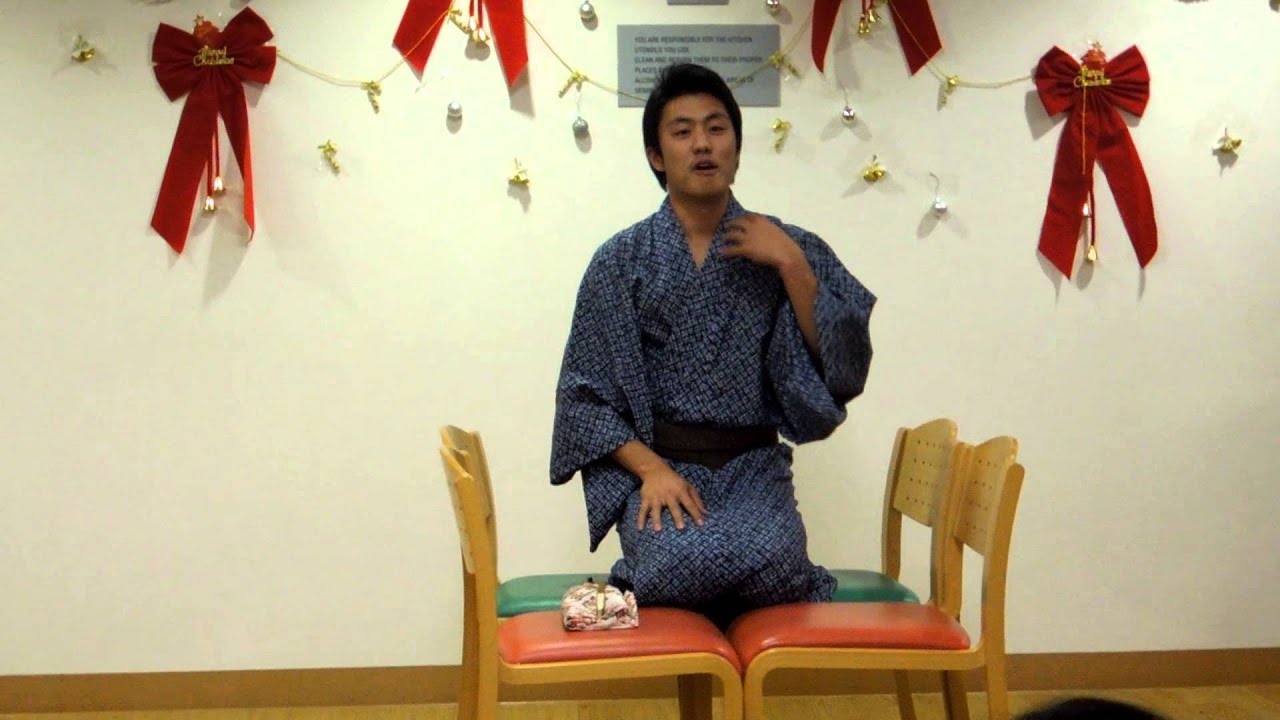 Rakugo at the Seminar House 4 Christmas Party