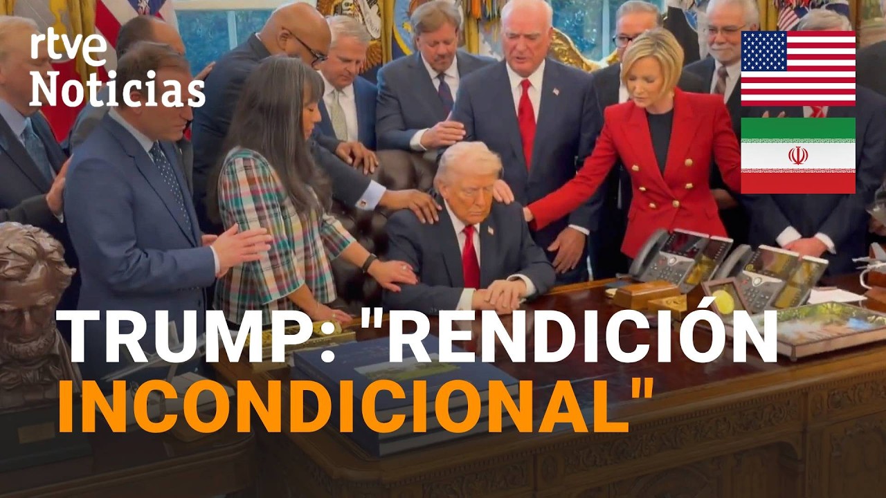 GUERRA ORIENTE MEDIO | TRUMP exige la RENDICIÓN INCONDICIONAL de IRÁN para ACABAR la GUERRA | RTVE