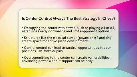 Is Center Control Always The Best Strategy In Chess? - The Chess Codex