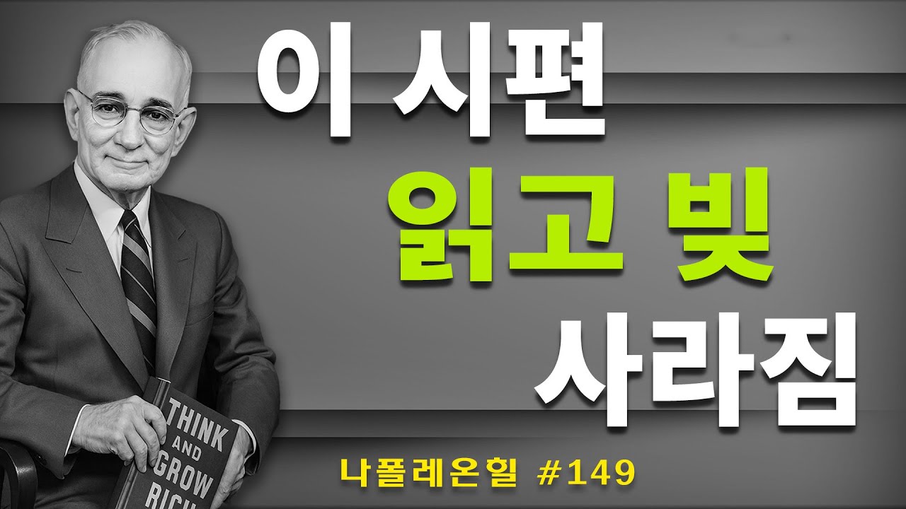 나폴레온 힐 '이 시편' 3일만 읽으세요. 당신의 빚, 정말 사라집니다 | 나폴레온 힐 동기부여