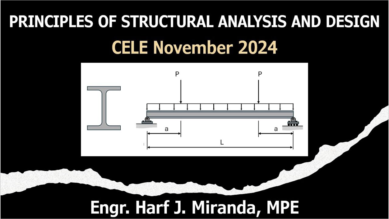 PSAD SITUATION 62: Analysis of Steel Beam in Web Shear, Flexure and Deflection | CELE November 2024