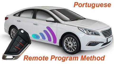 Portuguese smart car alarm smart key program method tutorial