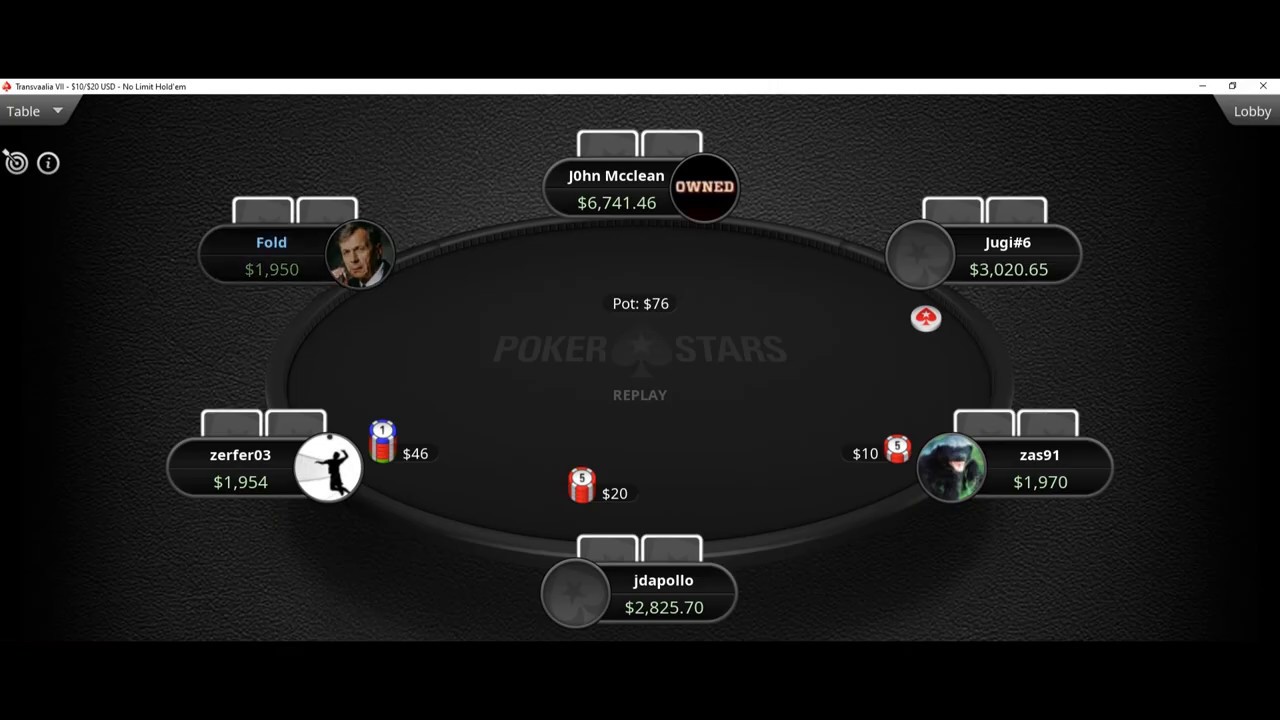 $ 4,030 zerfer03 vs J0hn Mcclean AQ vs AK