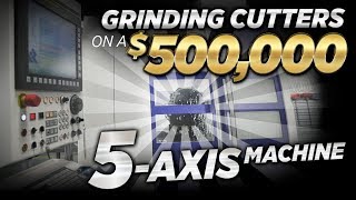 GRINDING Worlds Top Cutter on $500,000 5-Axis CNC Machine | Kennametal HARVI III