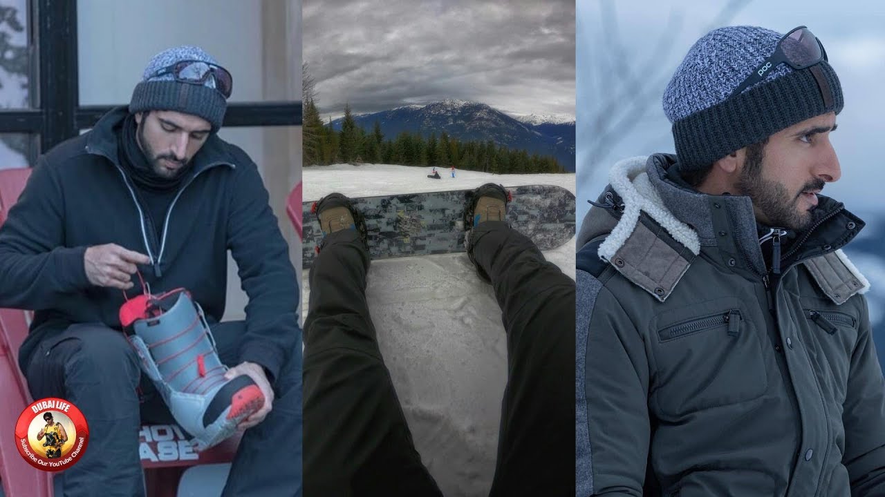 Sheikh Hamdan Ski Time In Canada 2019 Trip