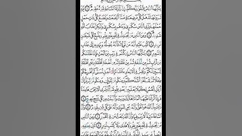 الثمن الاول من سورة الحج مكرر للمساعدة على  الحفظ