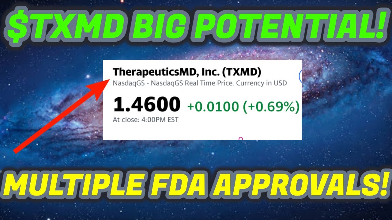 txmd stock Update $TXMD HAS REAL UPSIDE! MULTIPLE FDA APPROVED PRODUCTS! DON'T MISS OUT ON THERAPEUTICSMD!