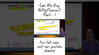 Can You Buy Nifty or Sensex? | Index Trading Explained | Part 1 | CMA Final SFM | CMA Chander Dureja