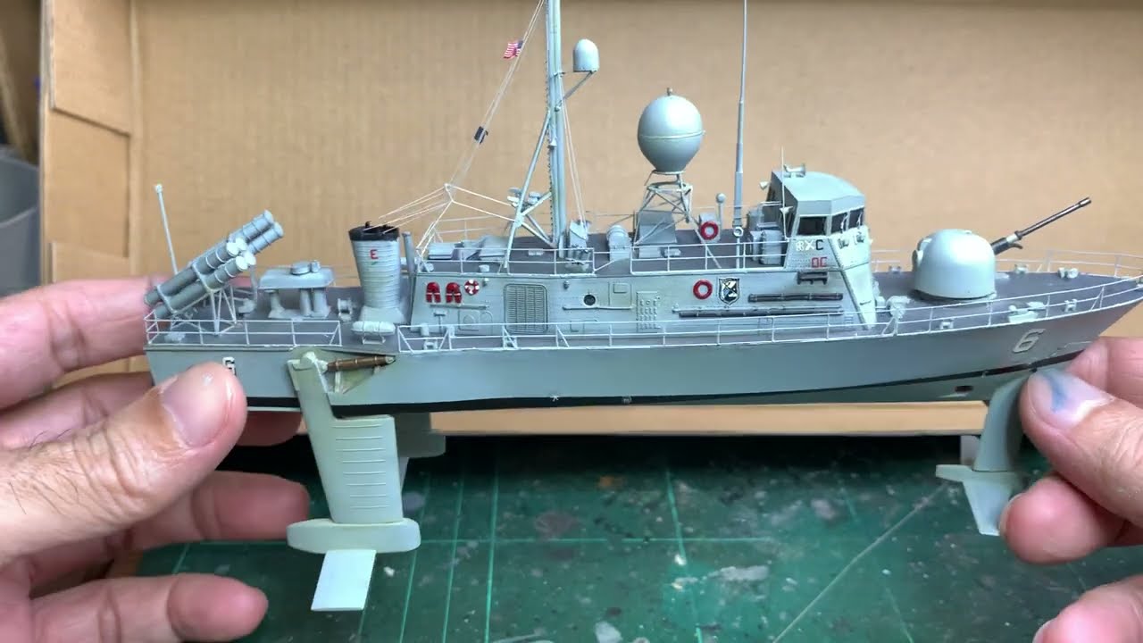 Kit Maquette Hobby Boss USS Pegasus PHM-1 échelle 1:200 - Neuf Sous Boîte