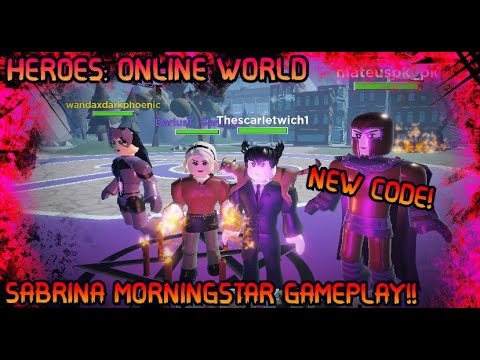 HEROES:ONLINE WORLD-[NEW CODE] SABRINA SPELLMAN GAMEPLAY/UPDATES ON  UPCOMING CHARACTERS!! 