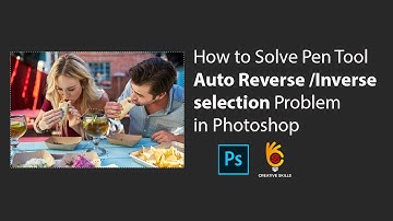 How to Solve Auto Pen Tool Inverse Selection Problem Solution in Photoshop