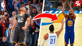 I Recreated This ICONIC 2016 Stephen Curry Moment But In NBA 2k24... (2k Recreate)