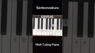   Senbonzakura piano Tutorial  Minh Tng Piano shorts short piano japan