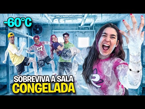 SOBREVIVA À SALA MAIS GELADA DO MUNDO *Congelamos ?