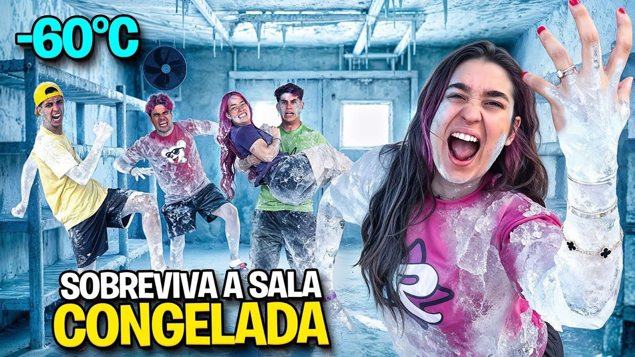 SOBREVIVA À SALA MAIS GELADA DO MUNDO *Congelamos ?