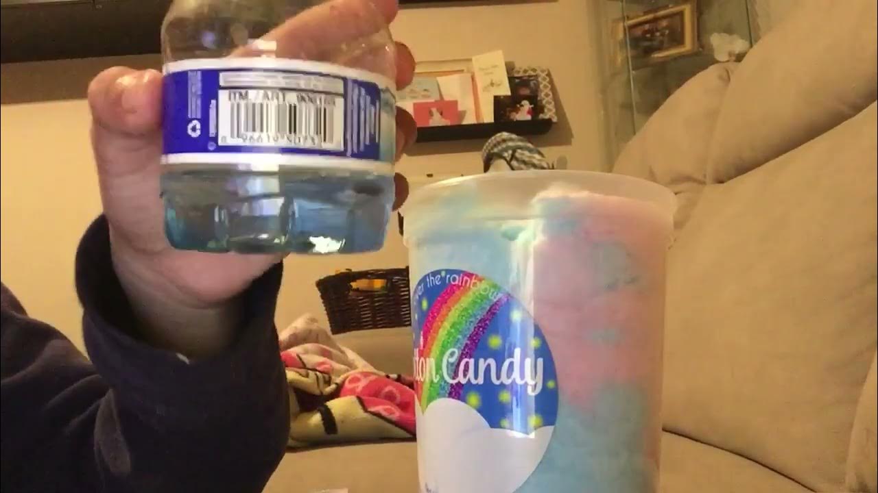 Does cotton candy dissolve in water? YouTube
