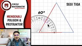 Matematik Tahun 6 : Mengenali Poligon & cara menggunakan Protraktor