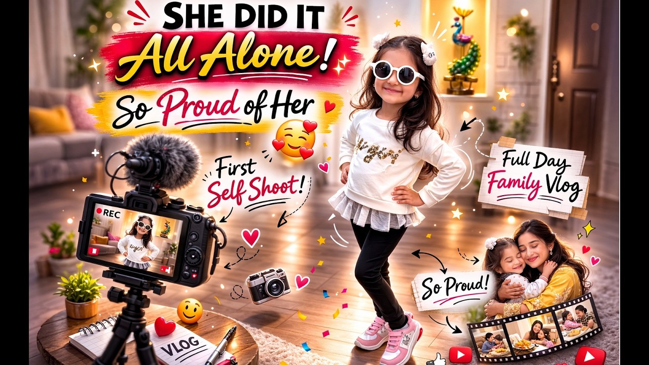 The Youngest Vlogger in the World | Little Vlogger in the House! 🏡🎥 Full Day Vlog 🥰🎬Family Chaos 🎬✨