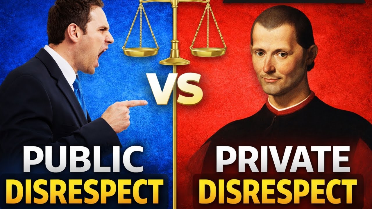 Public vs Private Disrespect | Machiavelli’s Rules of Power & Authority