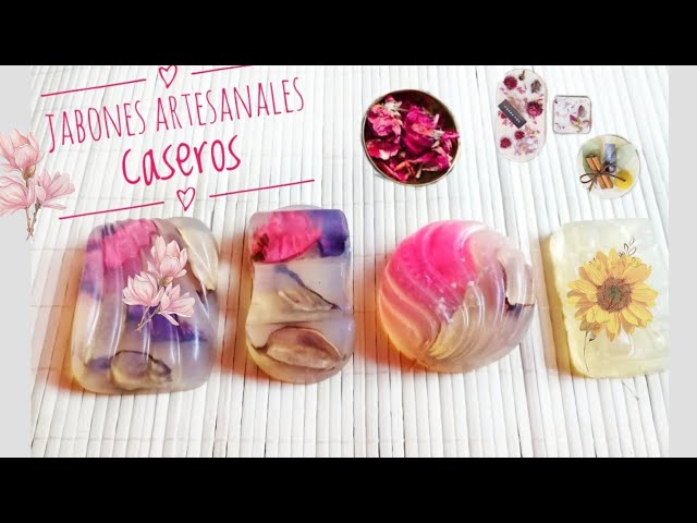 Jabones de glicerina decorativos y aromáticos, realízalos tú mismo