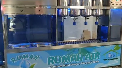 Depot Air Minum Isi Ulang Modern Dengan Sistem Ultrafiltrasi