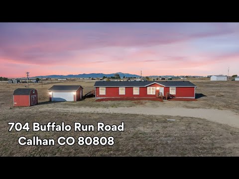 704 Buffalo Run Road, Calhan, CO home video tour