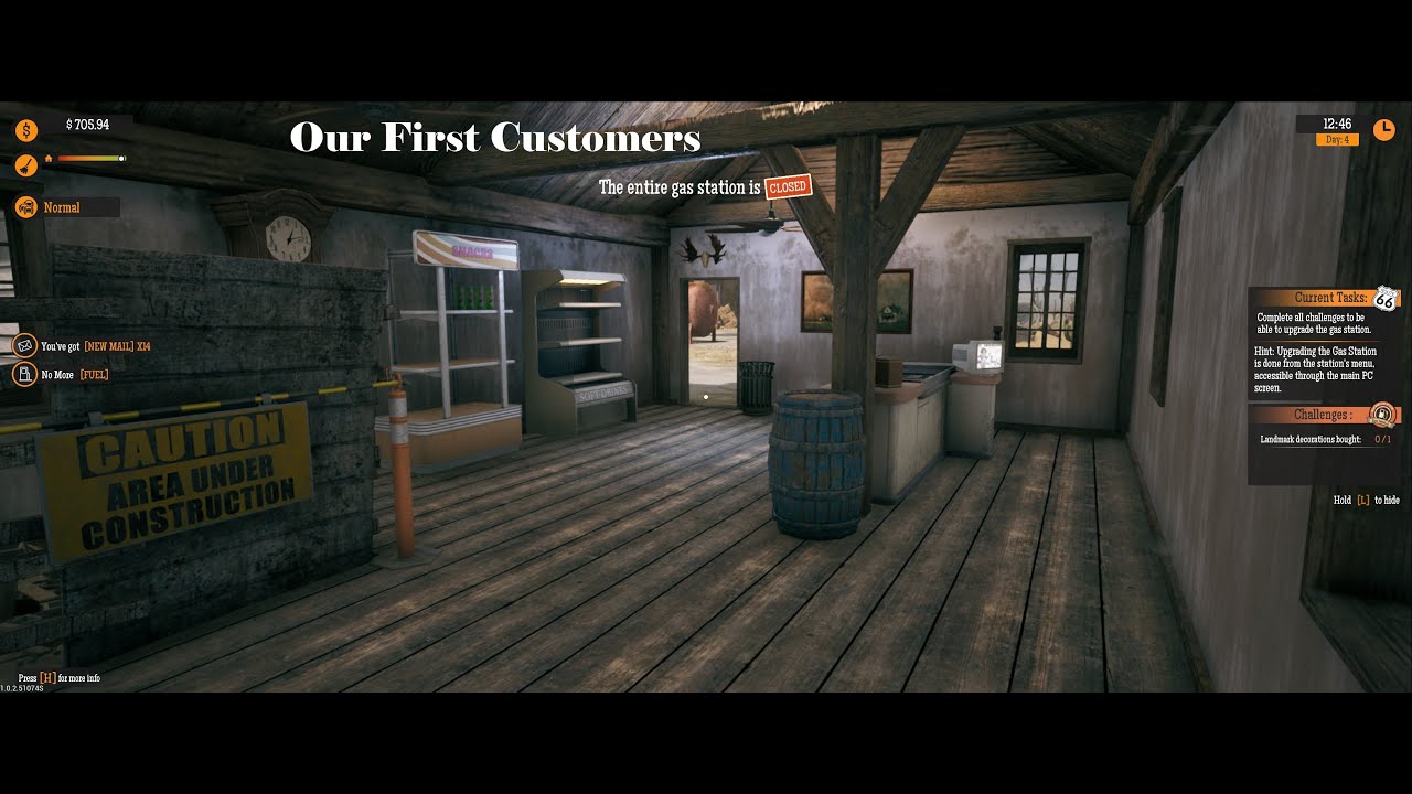 Gas Station Simulator #03   Our First Customers