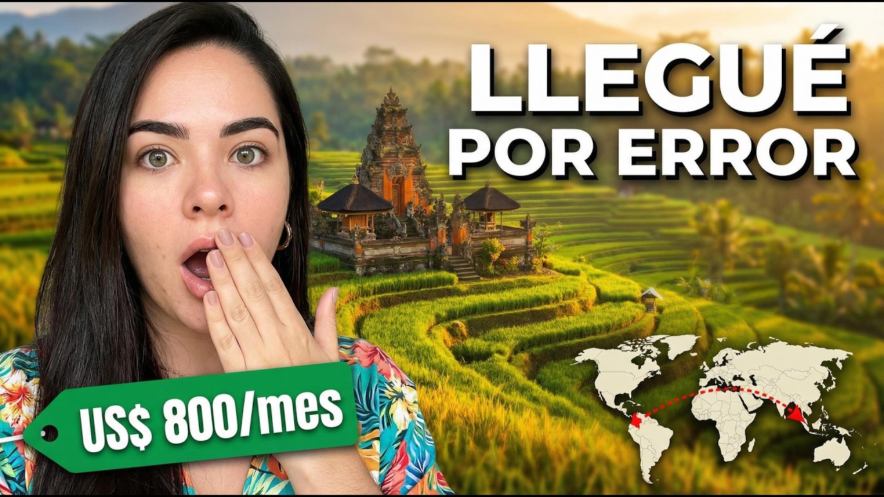 LLEGUE POR ERROR A BALI Y  ESTO CUESTA VIVIR AQUI