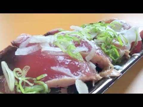 Eating Japanese Food Sushi Katsuo Tataki Nigirizushi ASMR 