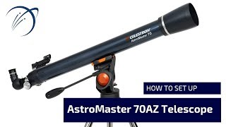 HOW TO SET UP "Celestron AstroMaster 70AZ Telescope" #1